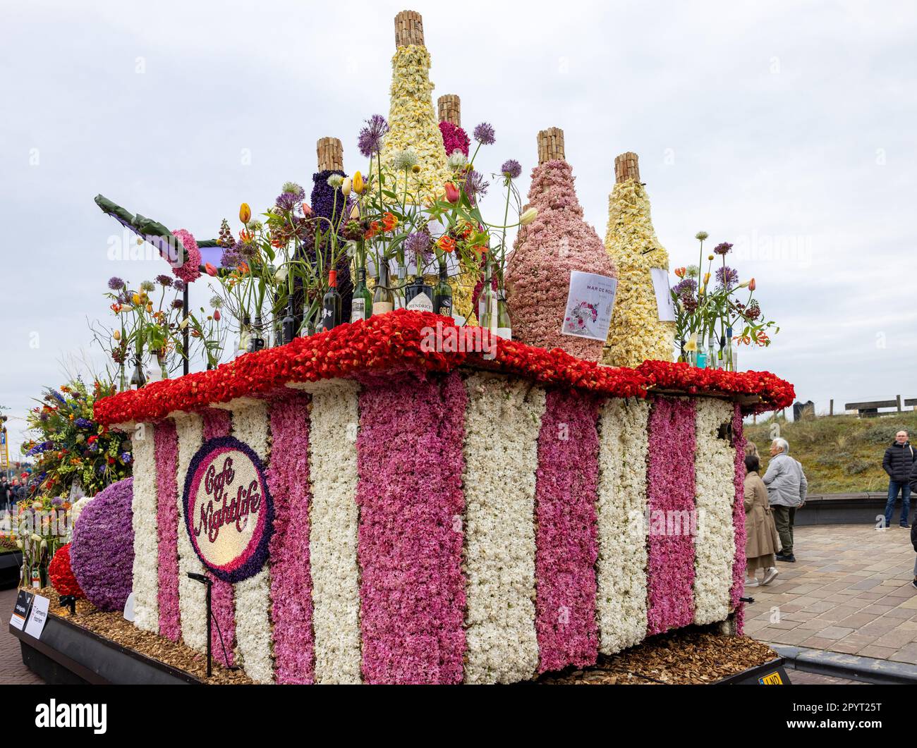 Noordwijk, Netherlands April 22, 2023 Spectacular flower covered