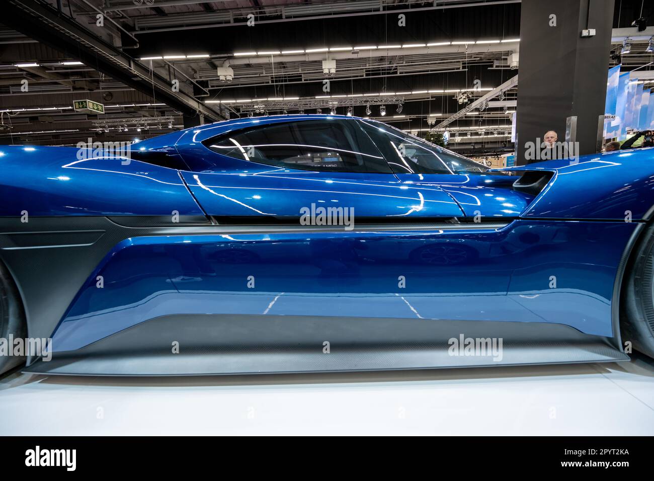 Gothenburg, Sweden - december 03 2022: NIO EP9 electric sports car on display Stock Photo