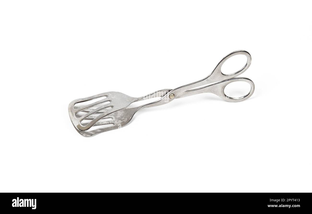 https://c8.alamy.com/comp/2PYT413/pastry-tong-isolated-on-white-background-stainless-steel-kitchen-tool-2PYT413.jpg