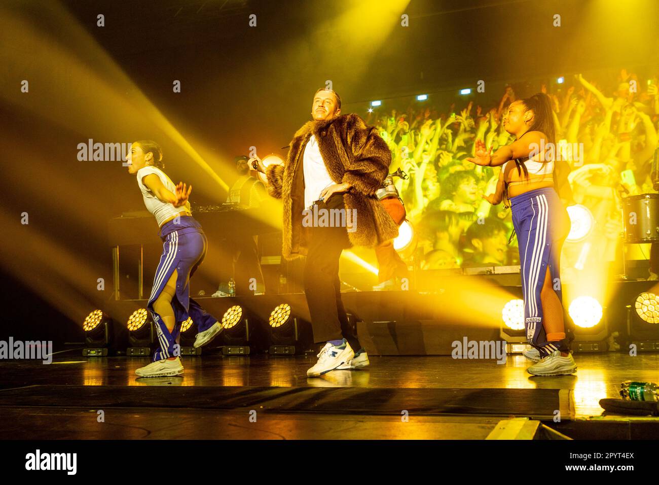 Macklemore in concert Stock Photo Alamy