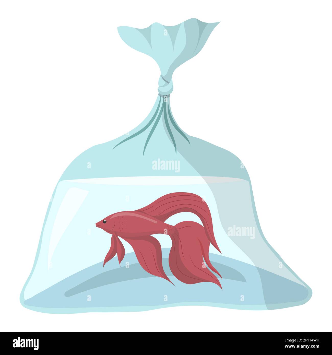 Fish in a bag. Vector illustration Stock Vector Image & Art Alamy