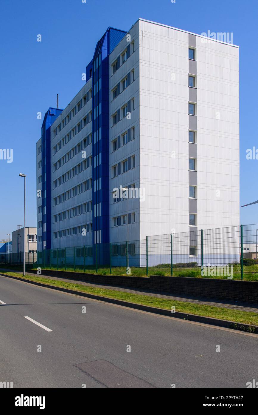 Magdeburg, Germany. 21st Apr, 2023. The building of the main customs