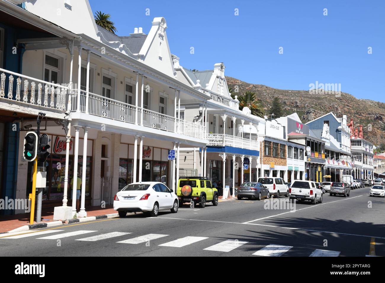 Simons town, South Africa 4 February 2023 colonial building of