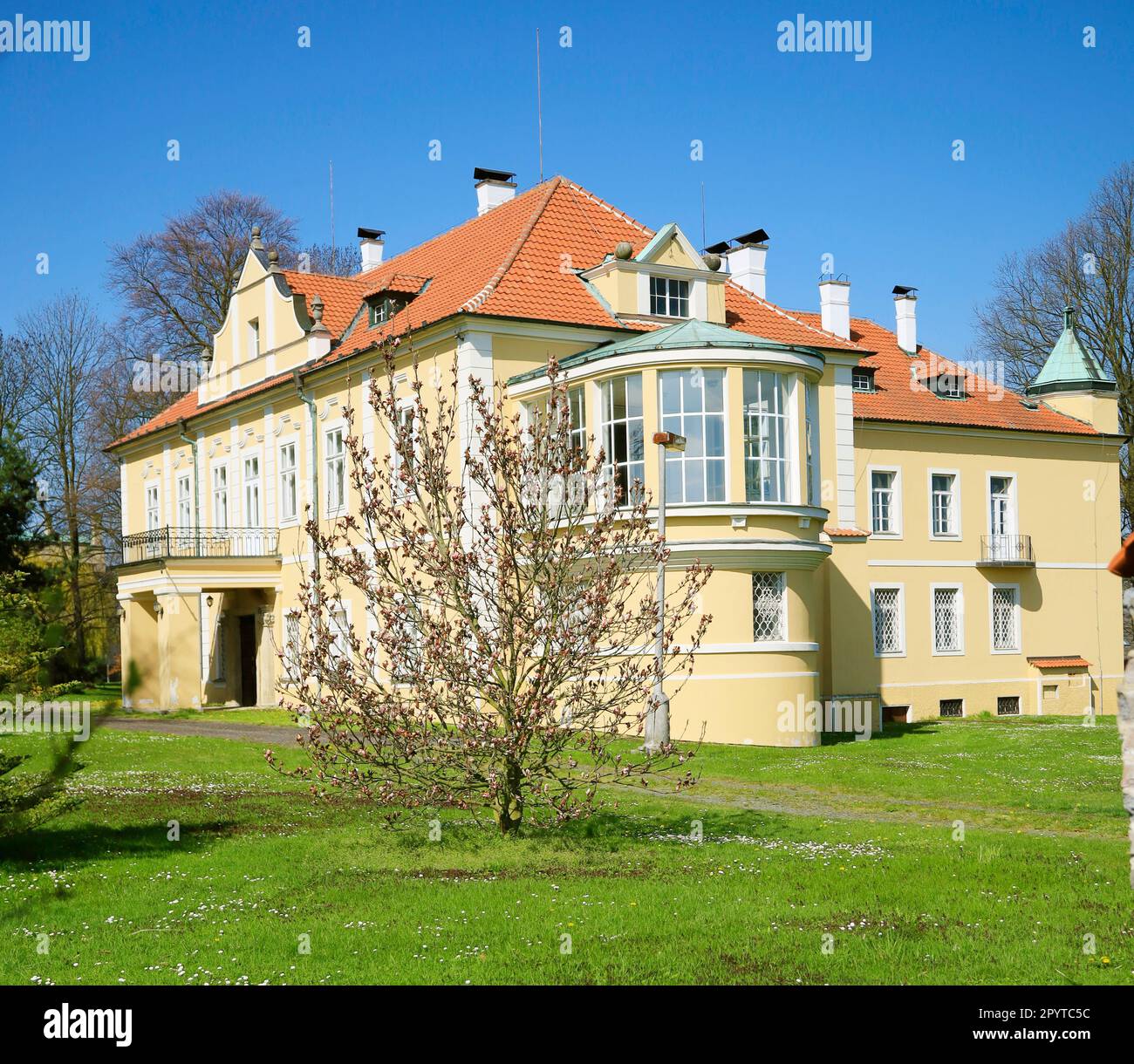 The Baroque chateau in Ratbor was rebuilt from a Gothic fortress in