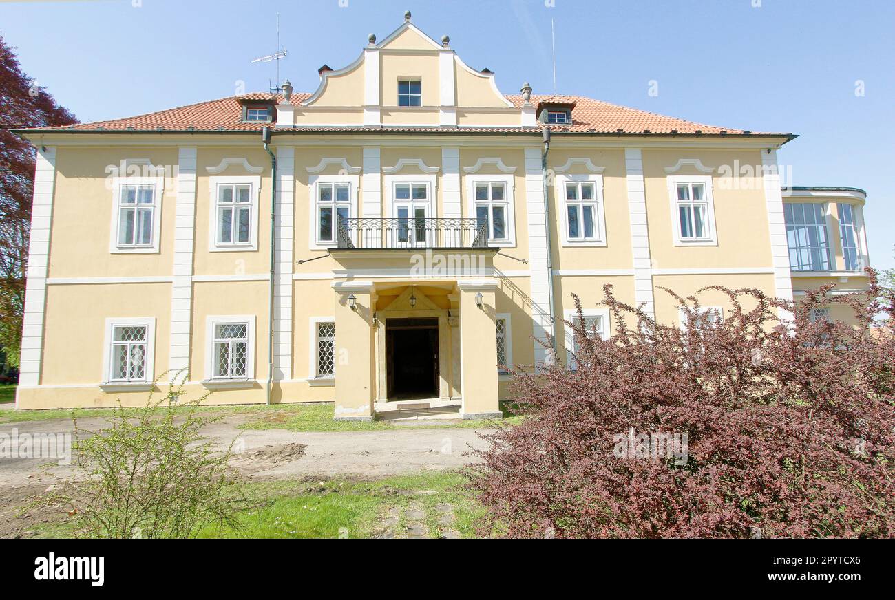 The Baroque chateau in Ratbor was rebuilt from a Gothic fortress in