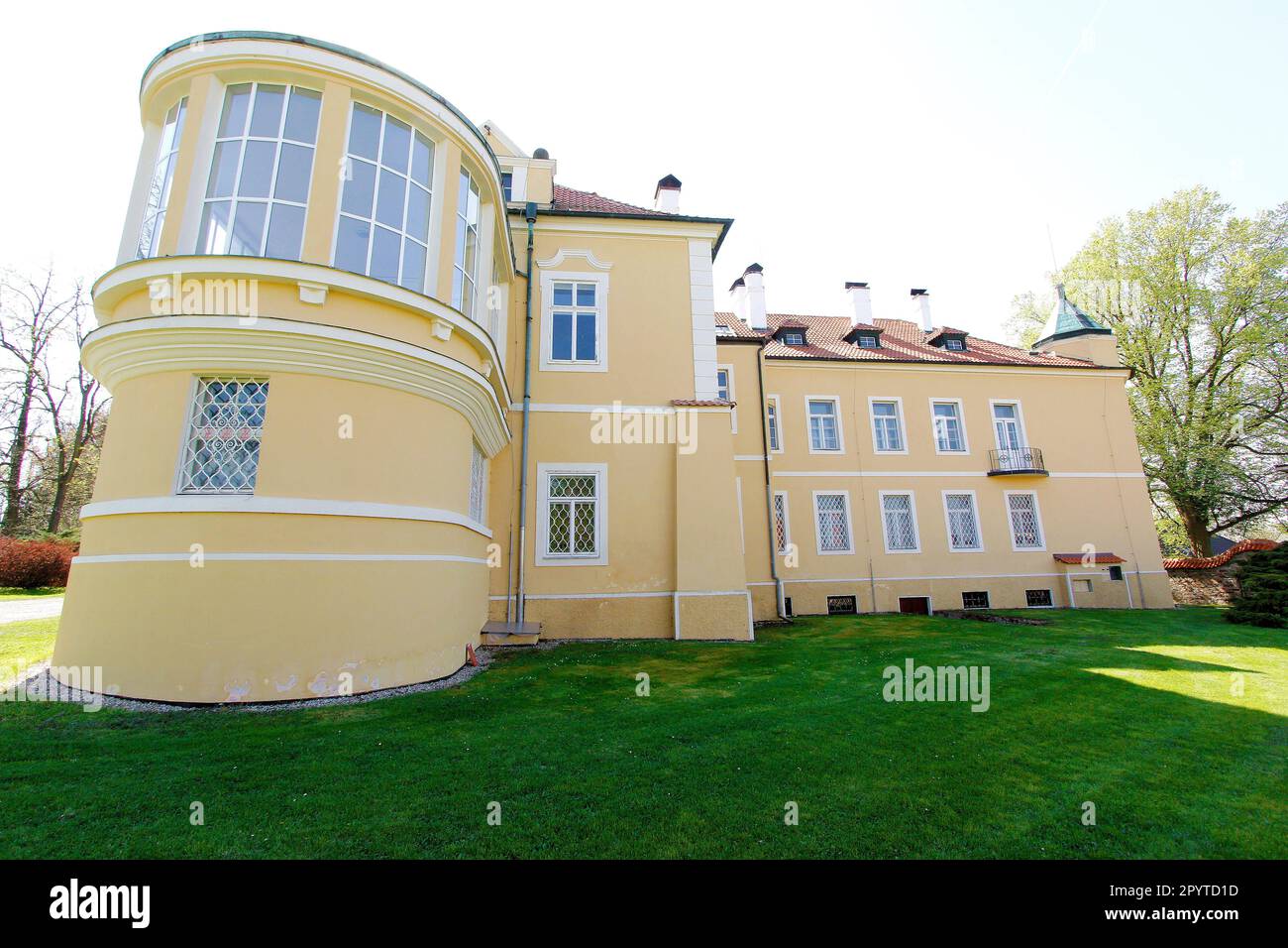 The Baroque chateau in Ratbor was rebuilt from a Gothic fortress in