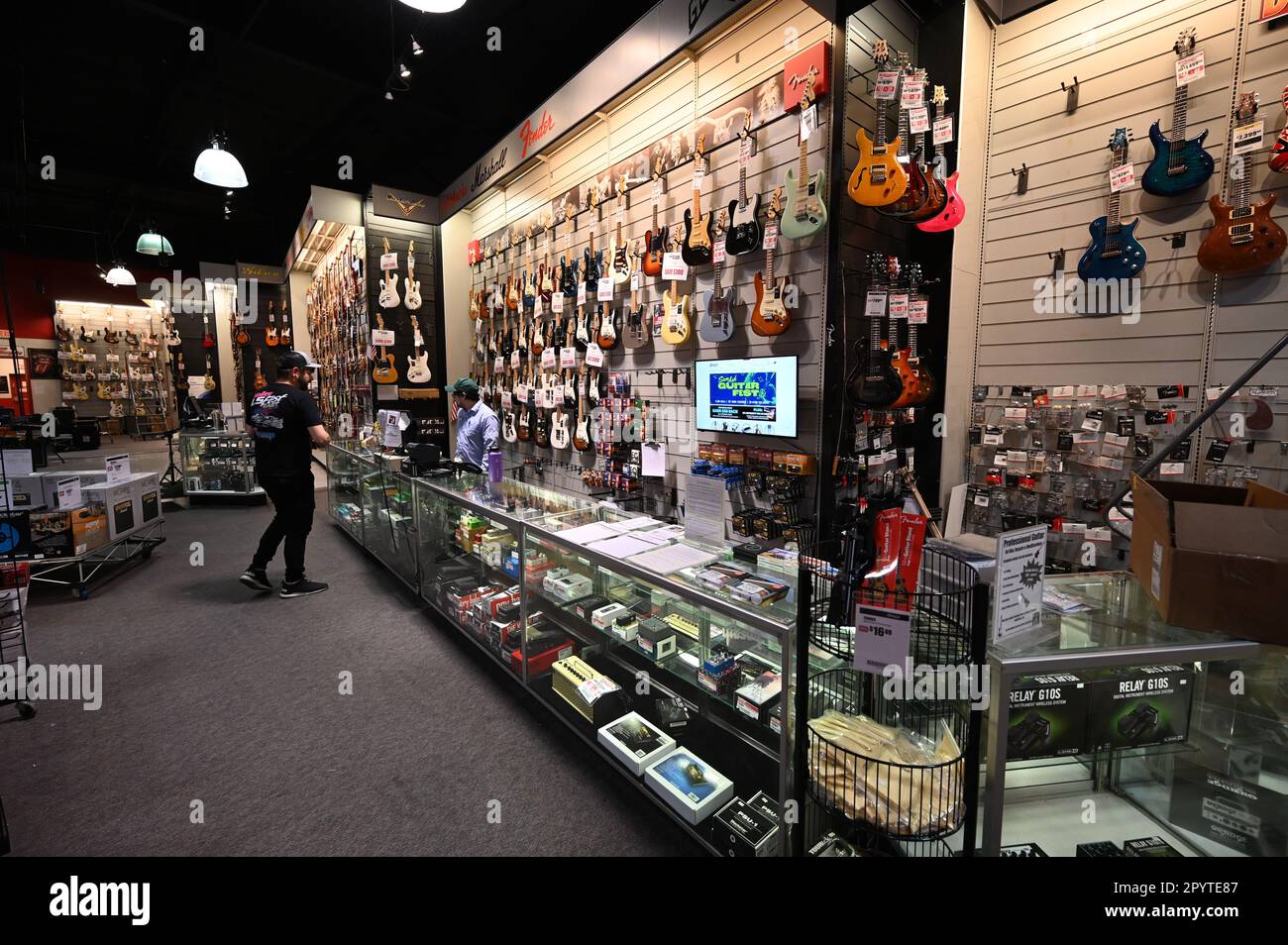 Sam Ash Guitar shop in Las Vegas Stock Photo - Alamy