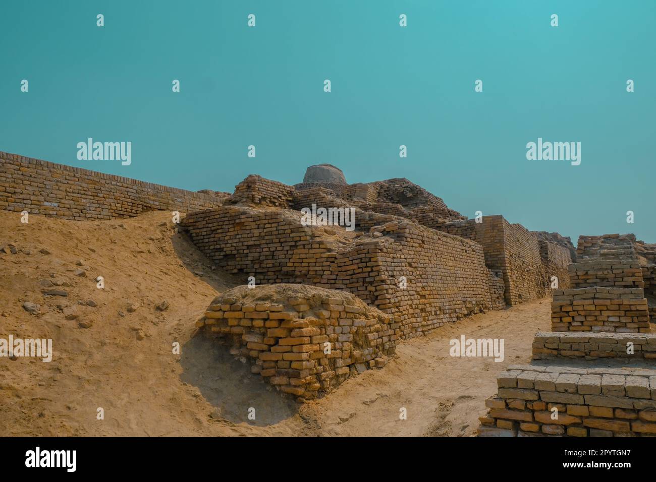 Mohenjo Daro, Sindh Pakistan - February 28, 2023: Main City Indus ...