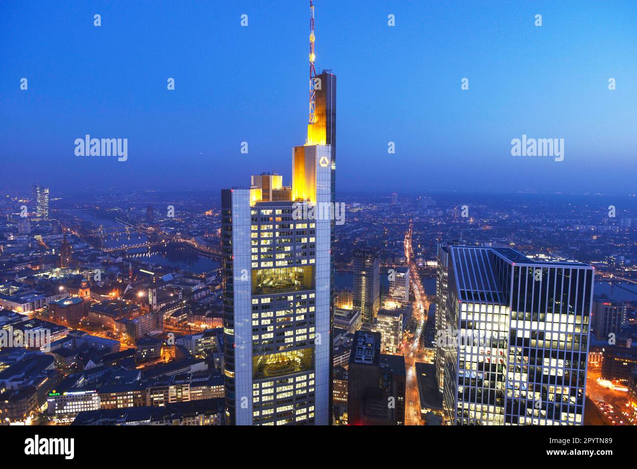 15.02.2017, Frankfurt, DEU, Germany, the headquarters of Commerzbank AG Frankfurt Stock Photo