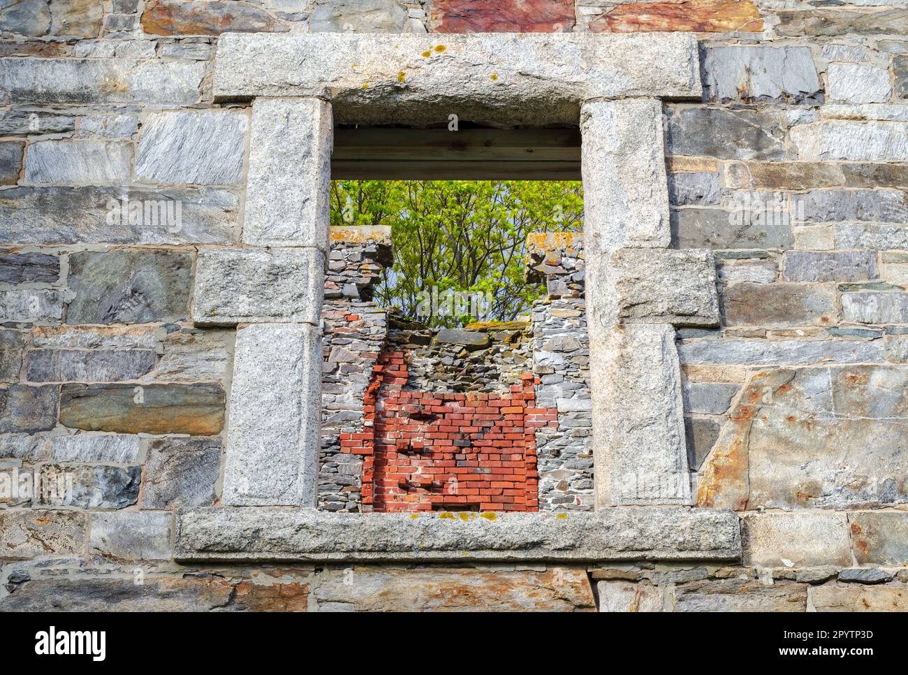 Goddard Mansion, Historical landmark in Cape Elizabeth, Maine Stock