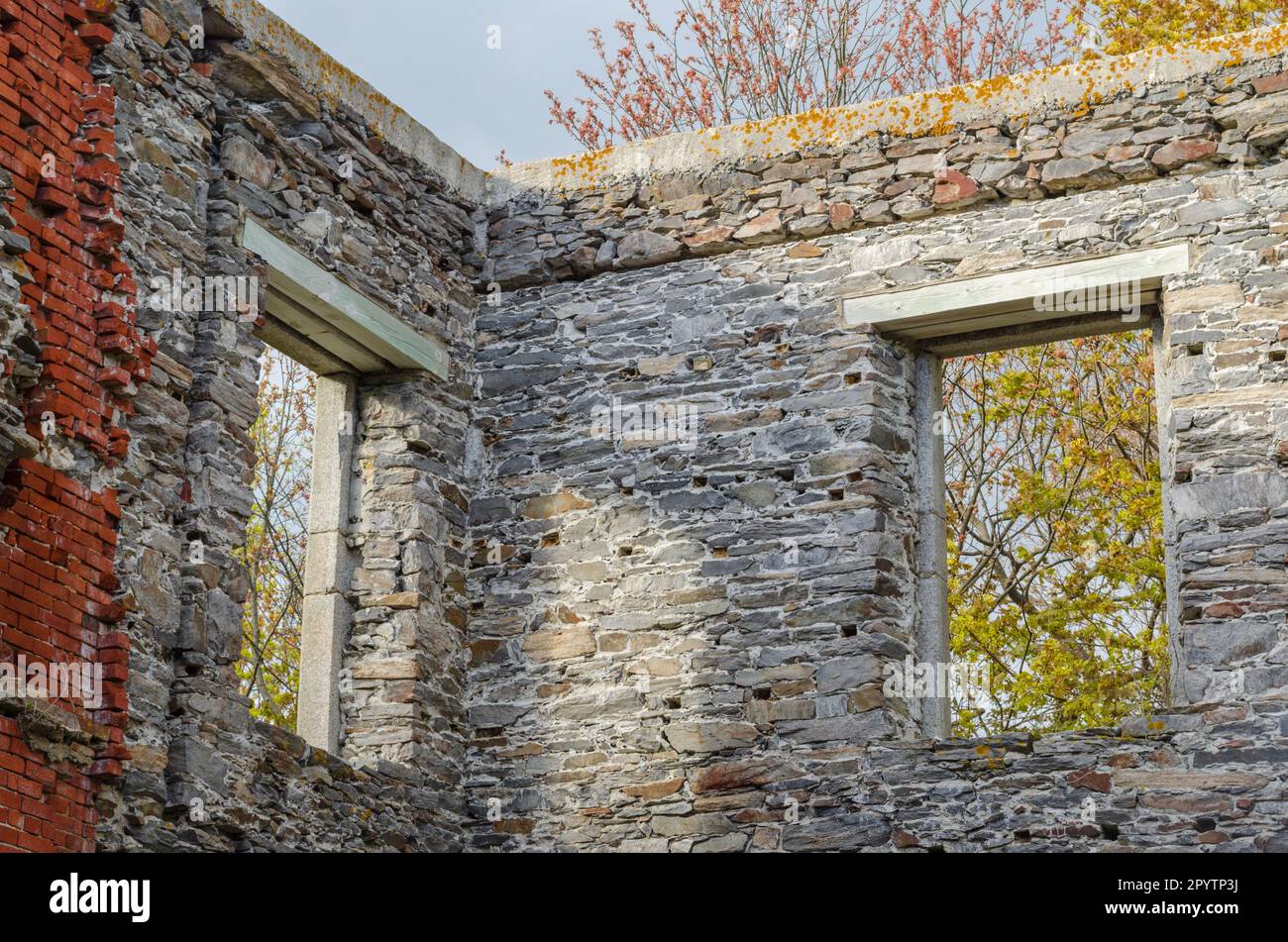Goddard Mansion, Historical landmark in Cape Elizabeth, Maine Stock