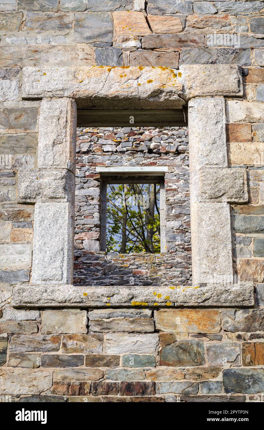 Goddard Mansion, Historical landmark in Cape Elizabeth, Maine Stock