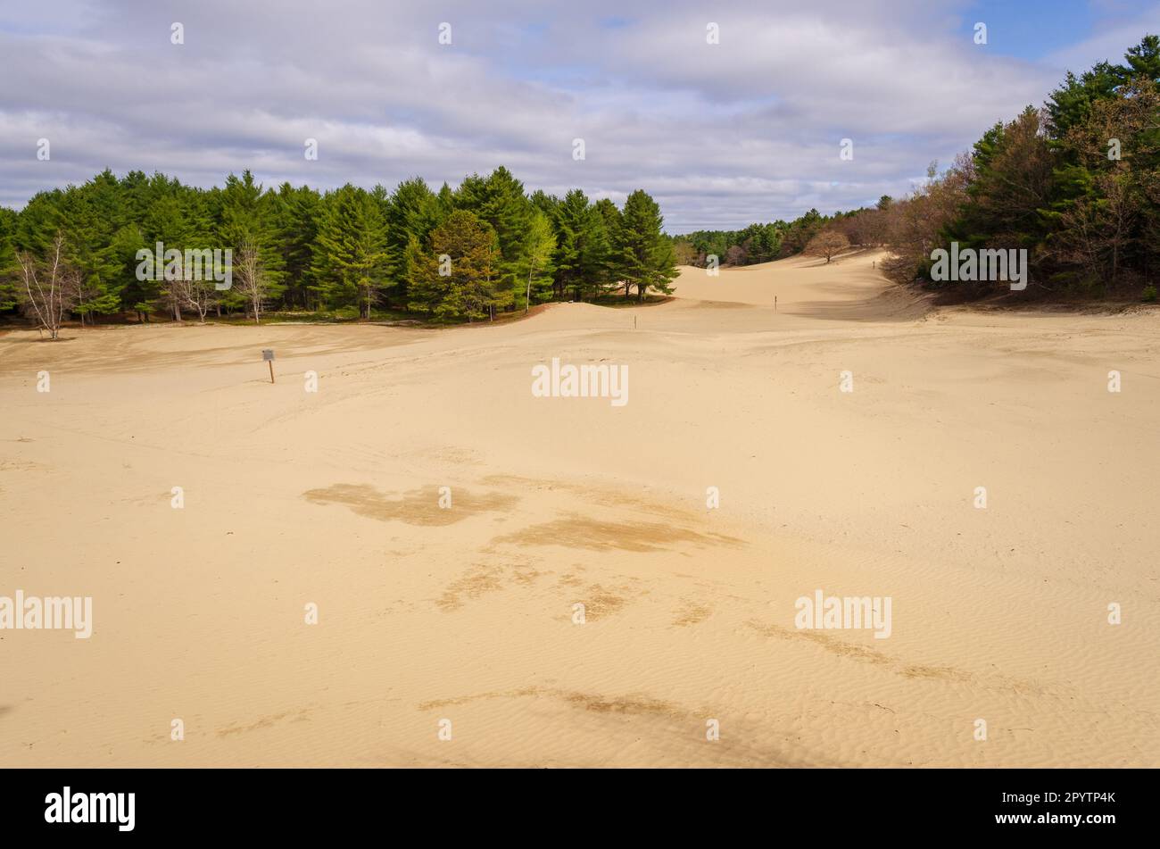 Desert of Maine, Tourist attraction in Freeport, Maine Stock Photo Alamy