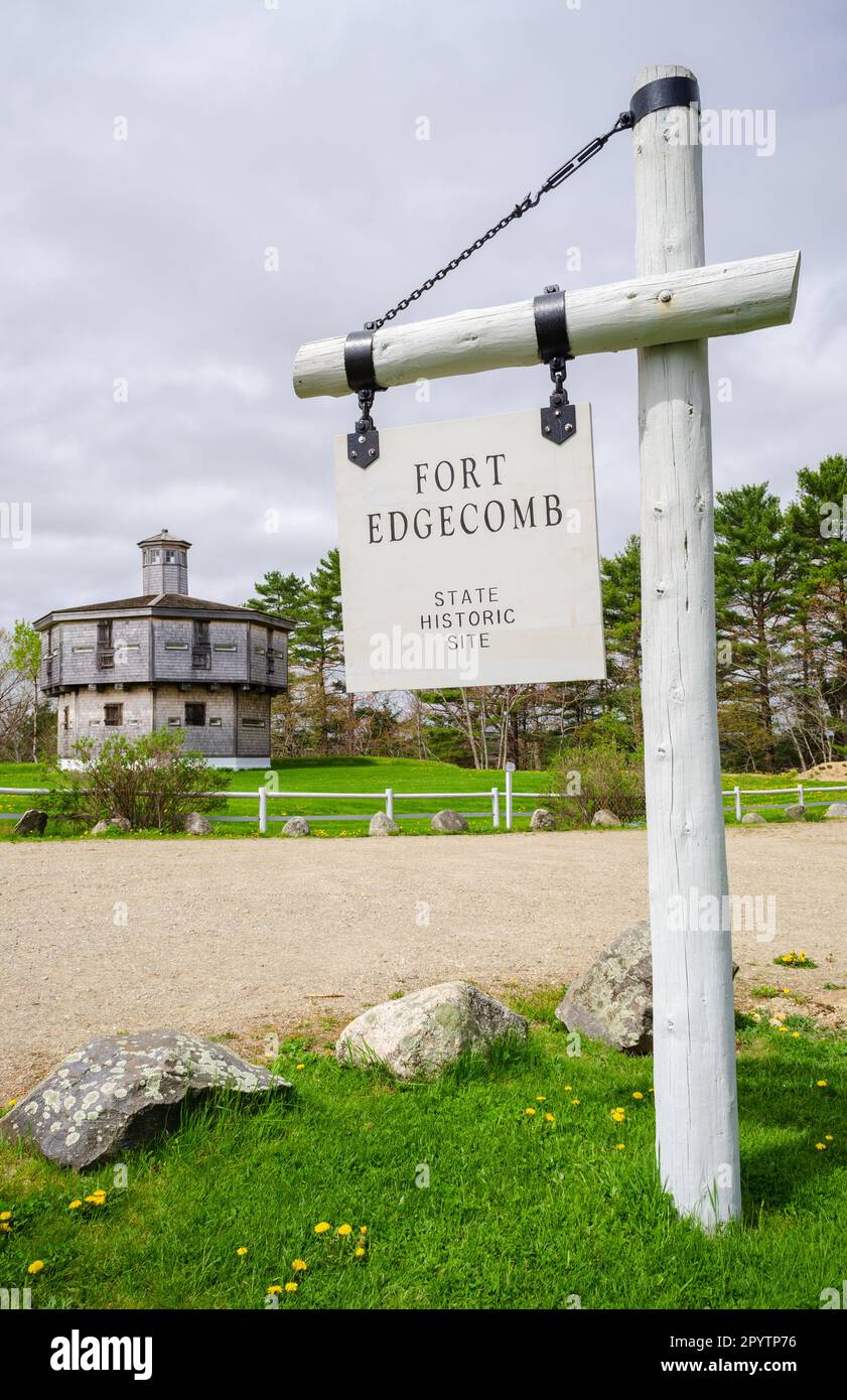 Fort Fortress in Maine Stock Photo Alamy