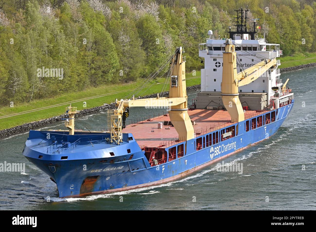 General Cargo Ship BBC UKRAINE Stock Photo