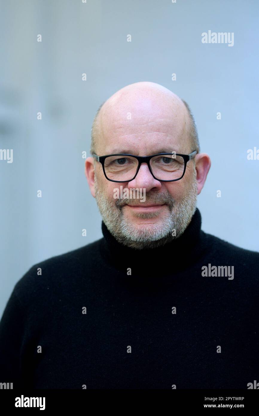 Leipzig, Germany. 19th Jan, 2023. Rafael Laguna de la Vera, CEO of Sprind- Federal Agency for Leap Innovations- in his office. The company promotes so-called disruptive technologies. Credit: Sebastian Willnow/dpa/Alamy Live News Stock Photo