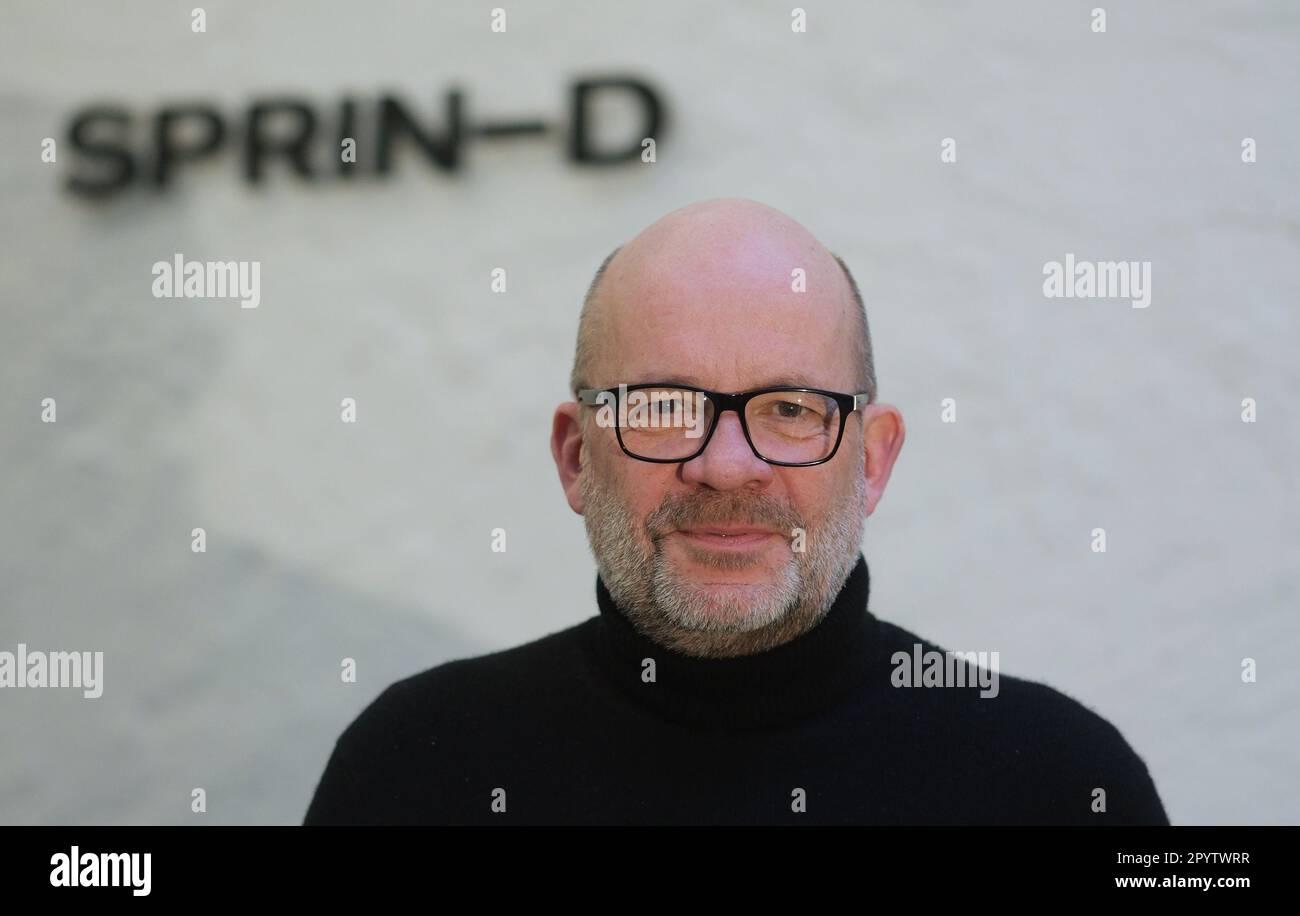 Leipzig, Germany. 19th Jan, 2023. Rafael Laguna de la Vera, CEO of Sprind- Federal Agency for Leap Innovations- in his office. The company promotes so-called disruptive technologies. Credit: Sebastian Willnow/dpa/Alamy Live News Stock Photo