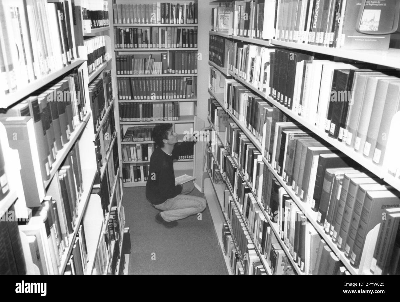 In the Departmental Library of the University of Potsdam at Neues