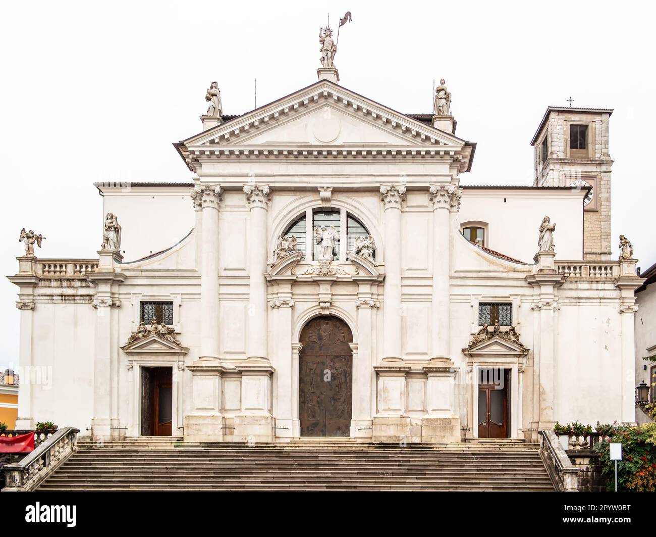 View of the Cathedral of San Daniele del Friuli, Italy Stock Photo