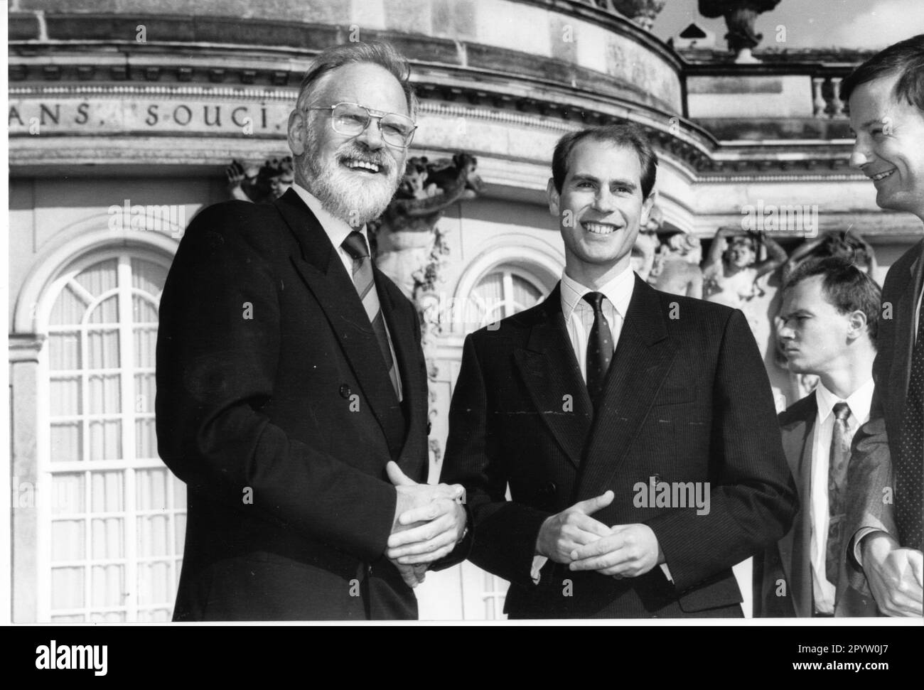 Prince Edward, youngest son of the British Queen Elizabeth, visits