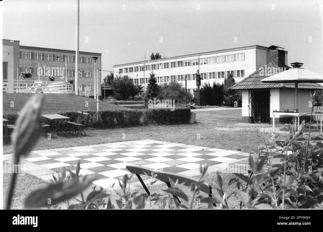 Hotel Am Schwielowsee former youth tourist hotel in Petzow near Werder is to be demolished and a new hotel built. Photo: MAZ/Christel Köster, 14.07.1995 [automated translation] Stock Photo