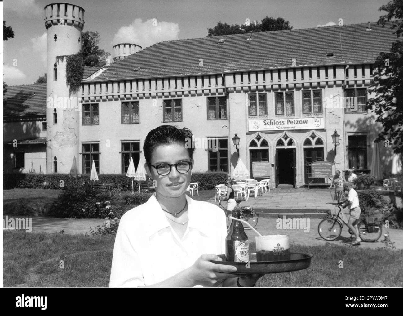 Hotel and restaurant Schloss Petzow. Photo: MAZ/Bernd Gartenschläger 11.08.1997 [automated translation] Stock Photo