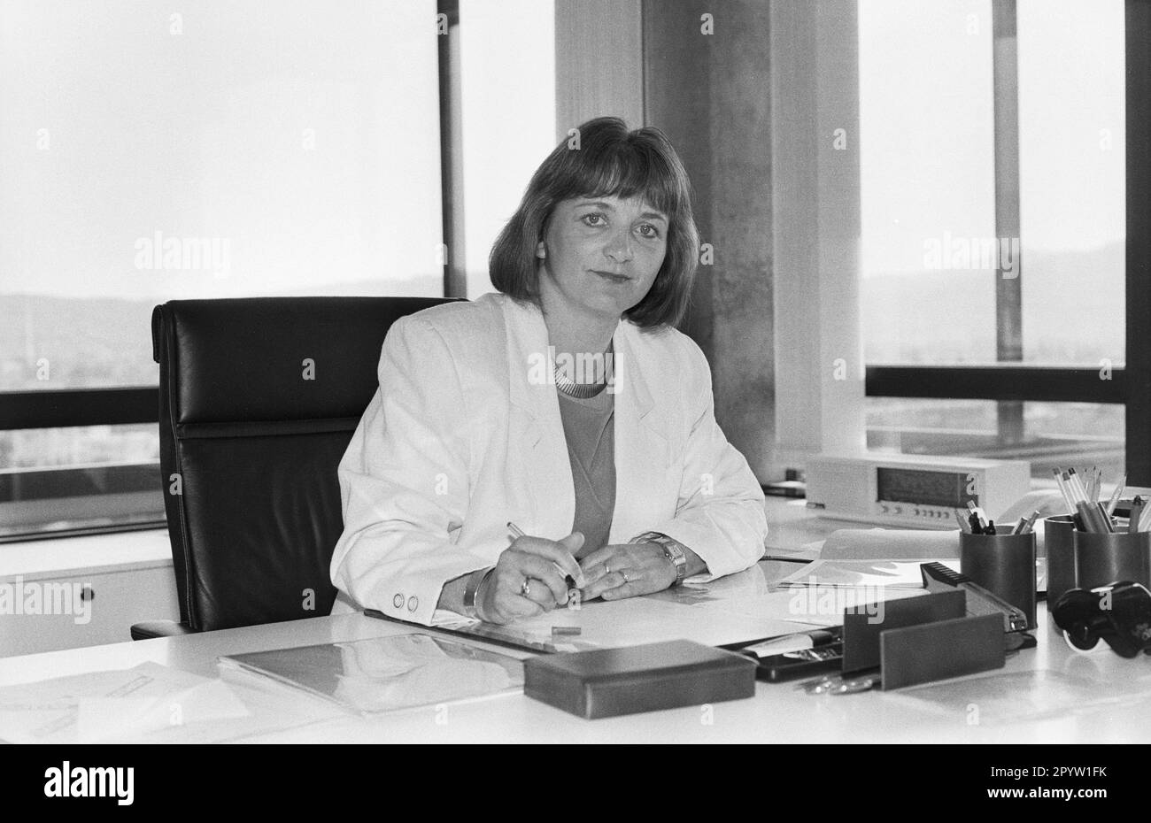 Germany, Bonn, 21.05.1992 Archive: 33-79-26 For your archive Photo: Sabine Leutheusser-Schnarrenberger, Federal Minister of Justice [automated translation] Stock Photo