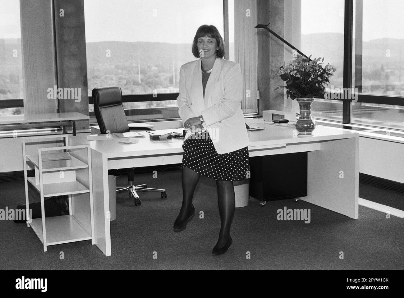 Germany, Bonn, 21.05.1992 Archive: 33-79-13 For your archive Photo: Sabine Leutheusser-Schnarrenberger, Federal Minister of Justice [automated translation] Stock Photo
