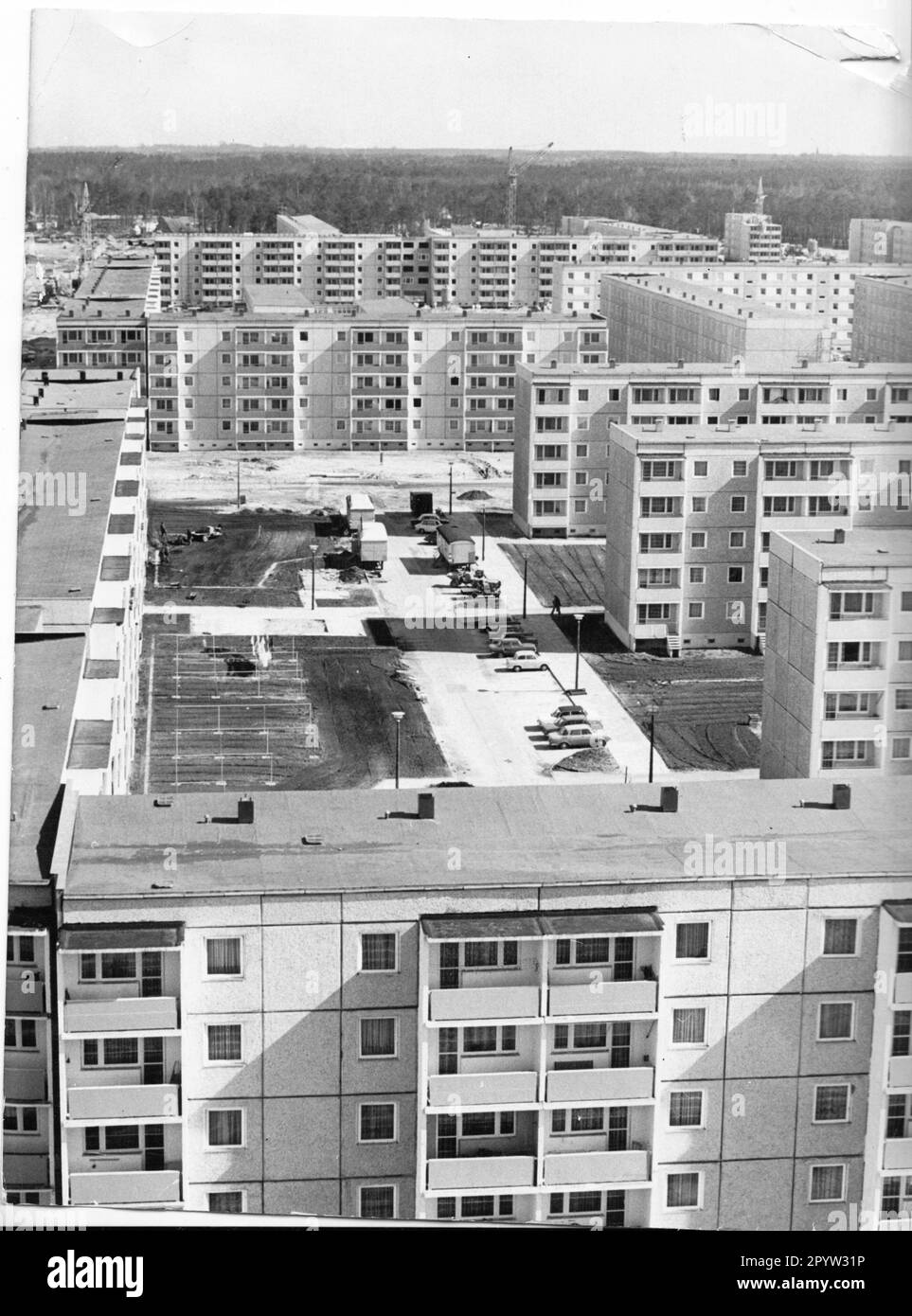Potsdam Potsdam new building area Am Stern 1977 GDR housing