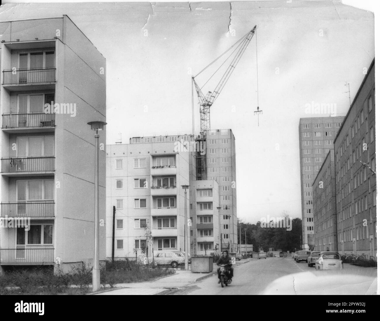 Potsdam new building area Am Stern 1970 GDR housing construction