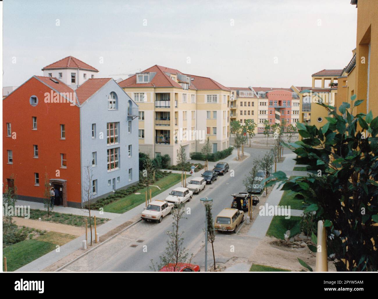 Kirchsteigfeld residential area in Potsdam. New buildings. housing