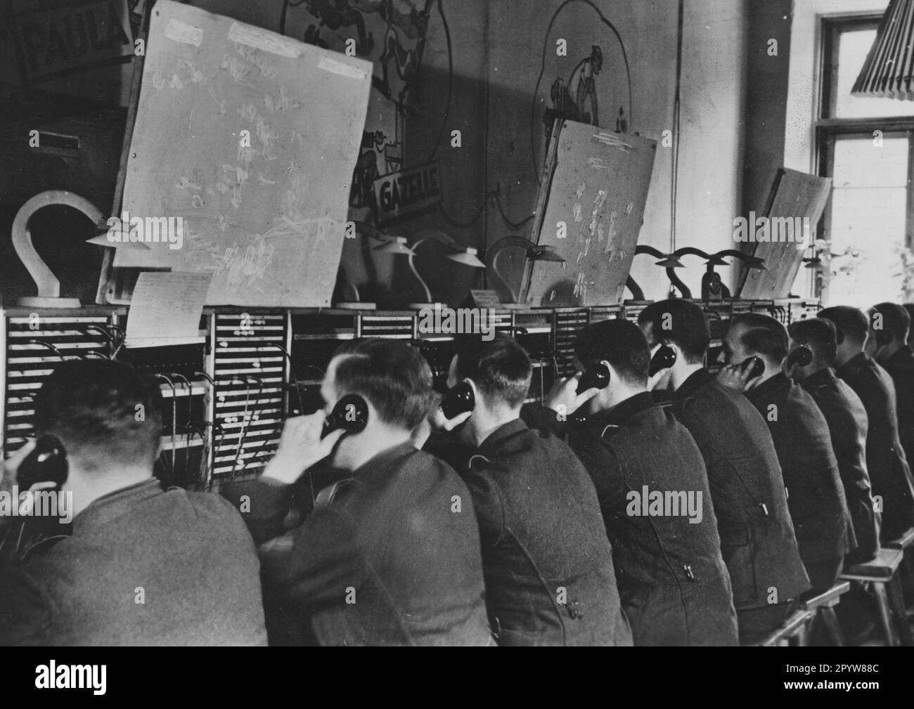 Wehrmacht telephone exchange on the eastern front. Photo Jacob