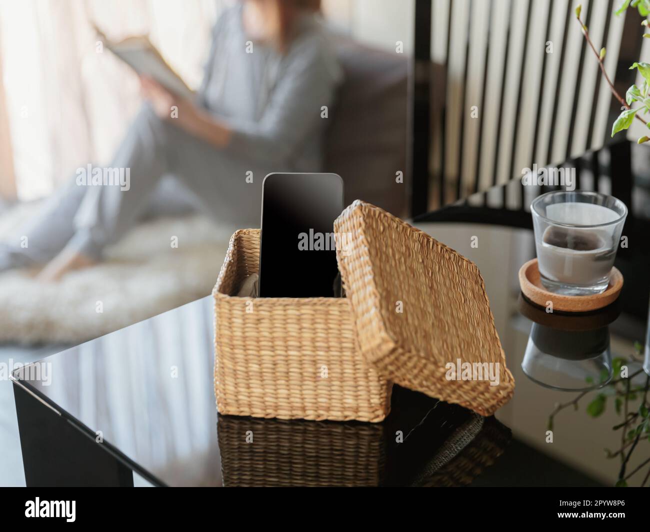 Mental and digital detox concept Stock Photo - Alamy