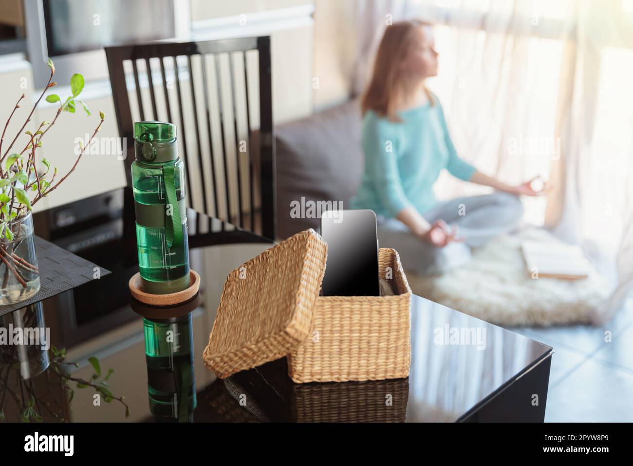 Mental and digital detox concept Stock Photo - Alamy