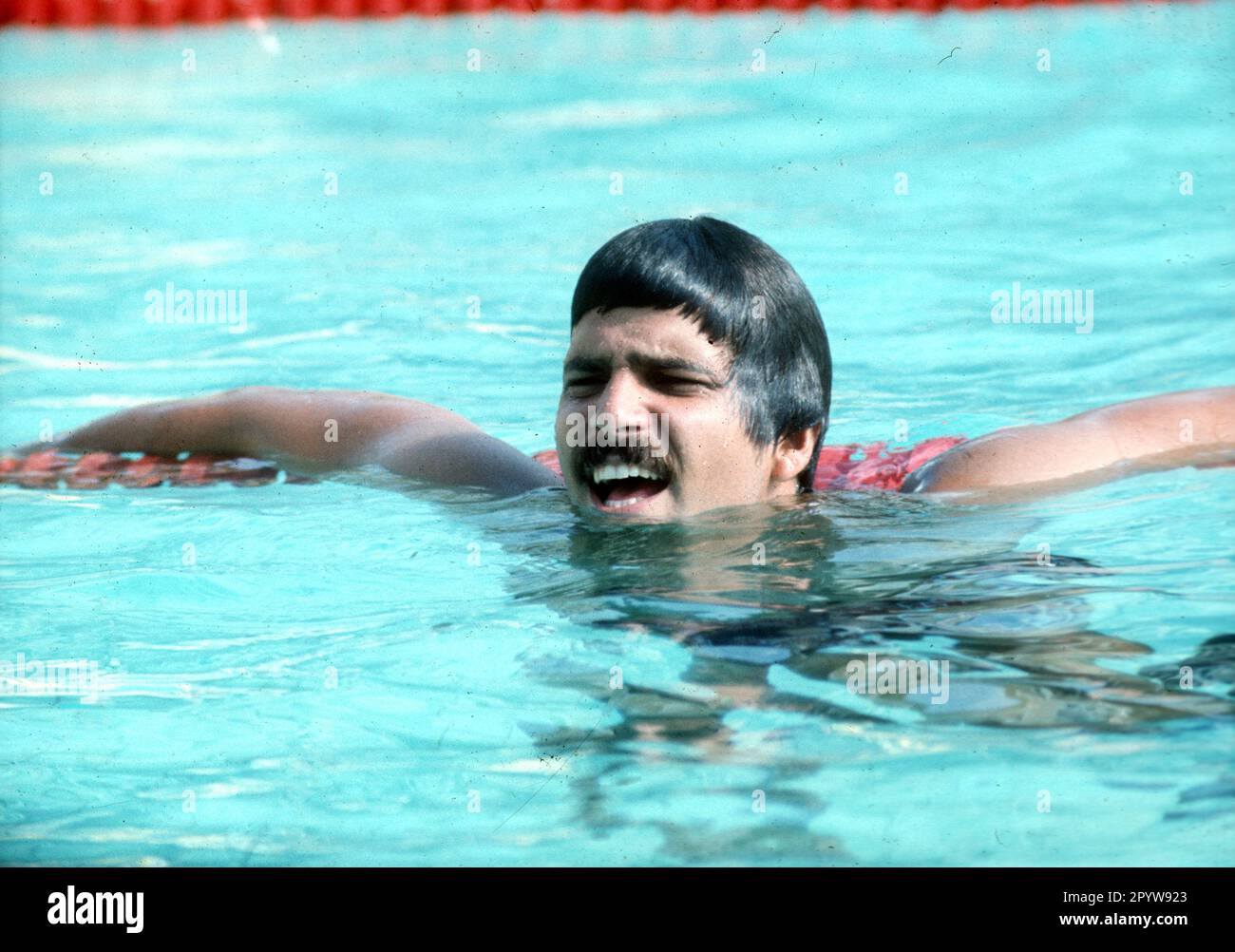 Schwimm Europameisterschaften in Jönköping (Schweden) 1977 / Zu Gast