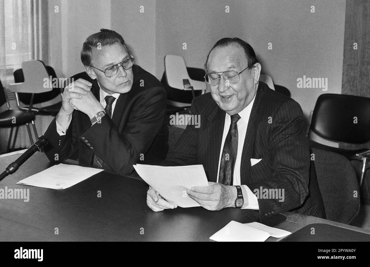 Deputy chairman of the parliamentary group Black and White Stock Photos