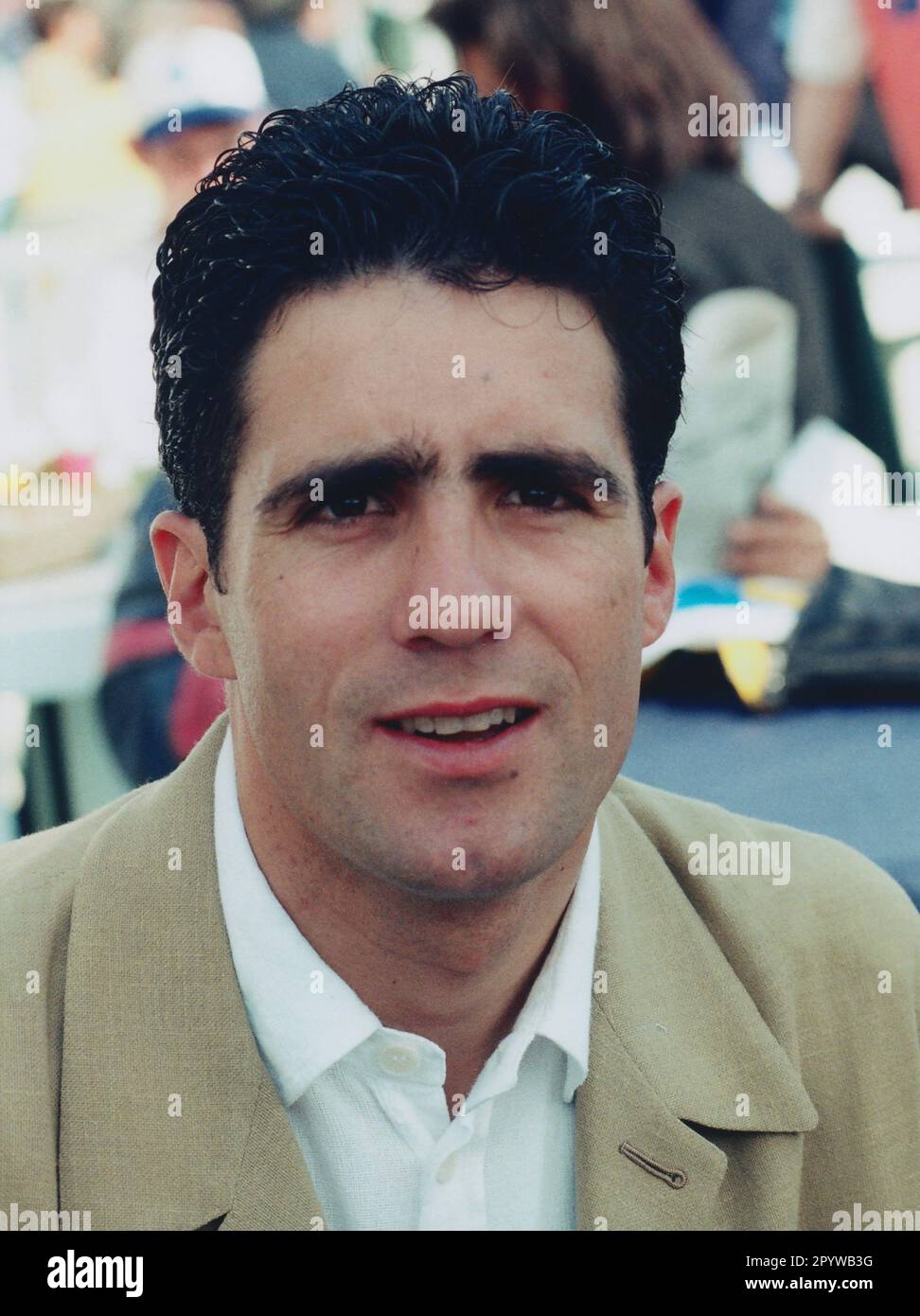 Miguel Indurain, guest of honor at the Tour de France, here in Rouen. [automated translation] Stock Photo