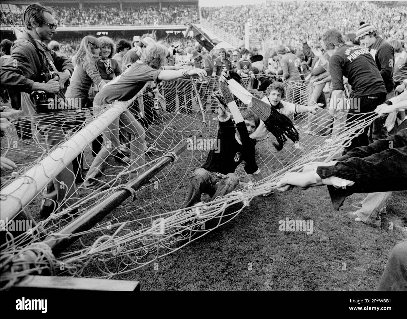 Spectators Riots Spectators tear down hi-res stock photography and images - Alamy