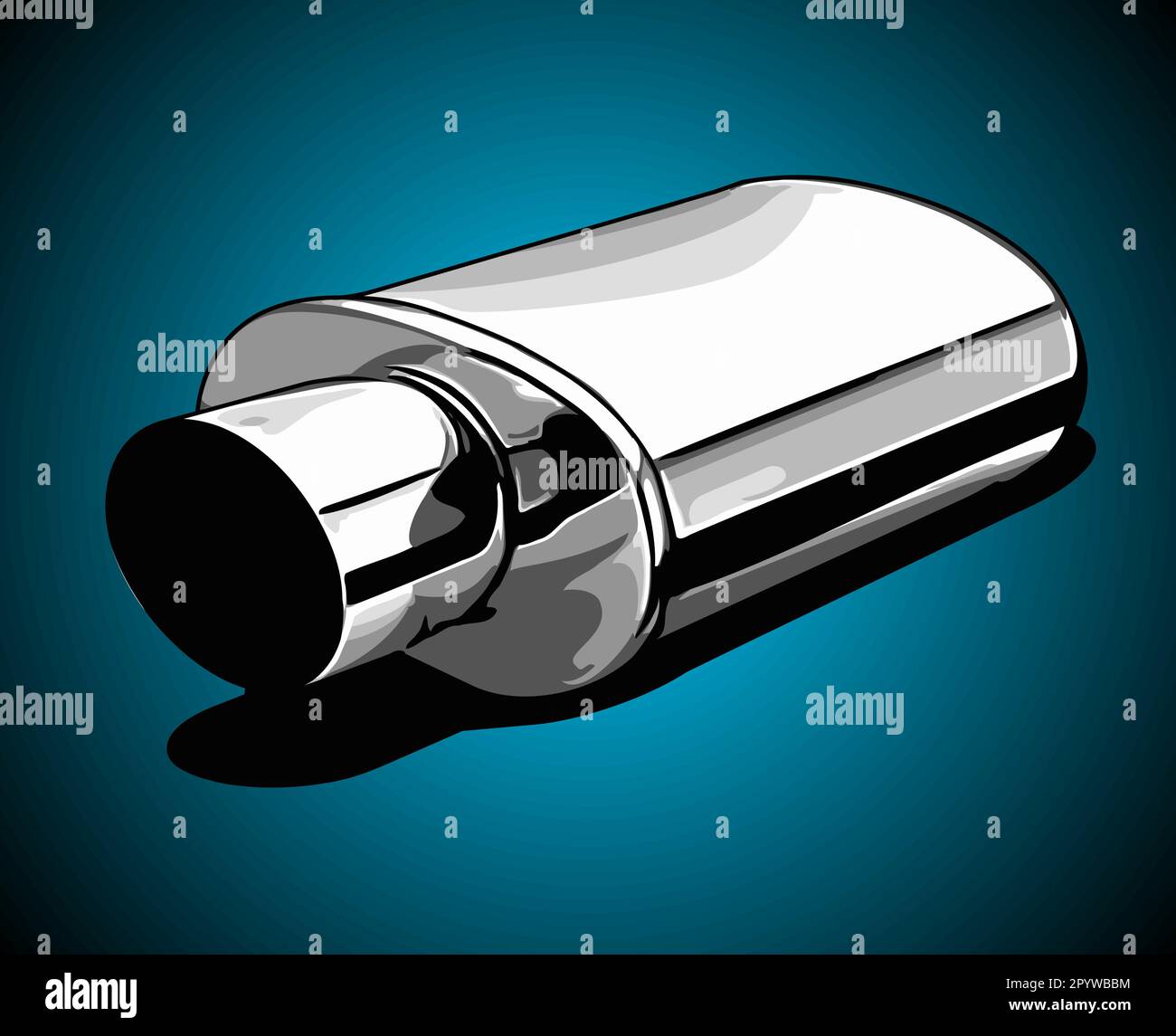 car exhaust templates Stock Vector