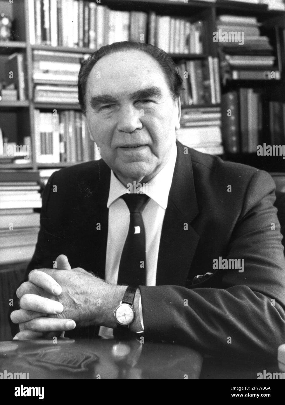Boxing legend Max Schmeling in portrait 15.09.1986 (estimated). For journalistic use only! Only for editorial use! [automated translation] Stock Photo