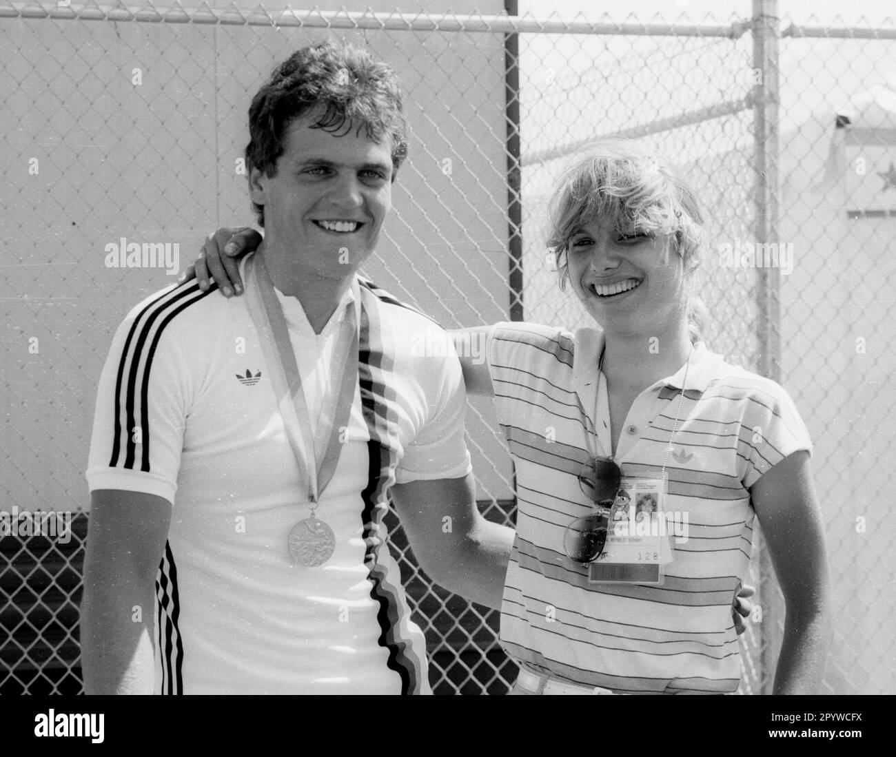 Olympic Games 1984 in Los Angeles. Track cycling /1000m time trial