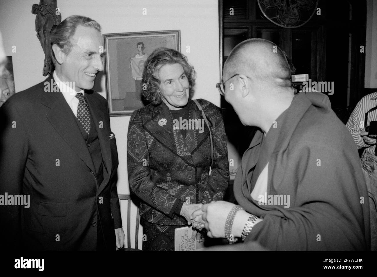 The Dalai Lama during his visit to Munich. [automated translation