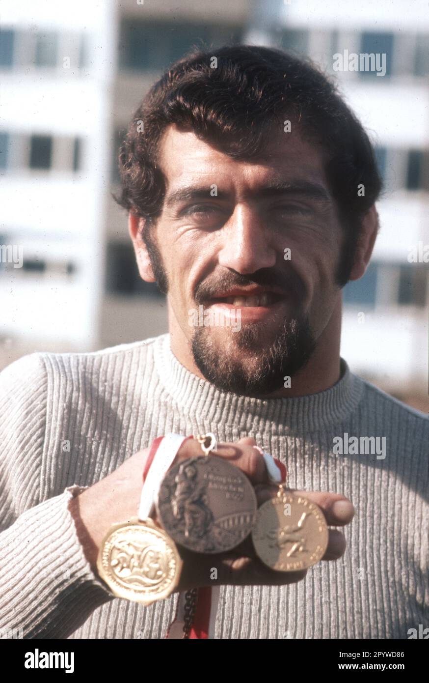 Olympic Games, Munich 1972 Wrestling Freestyle Adolf Seger (FRG) with