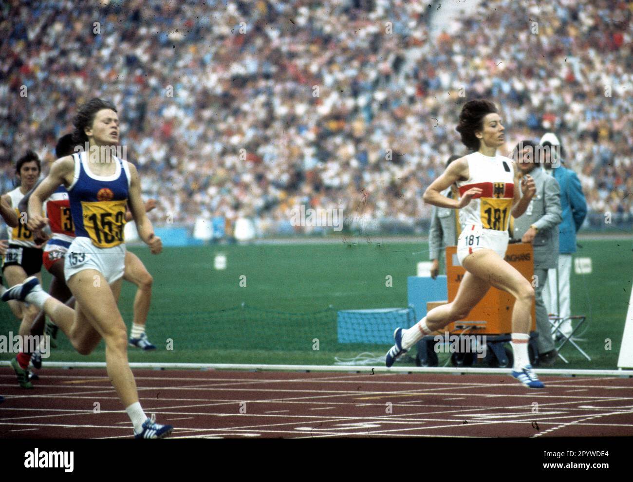 Olympische Spiele; München 1972, Finale 400m der Frauen Die