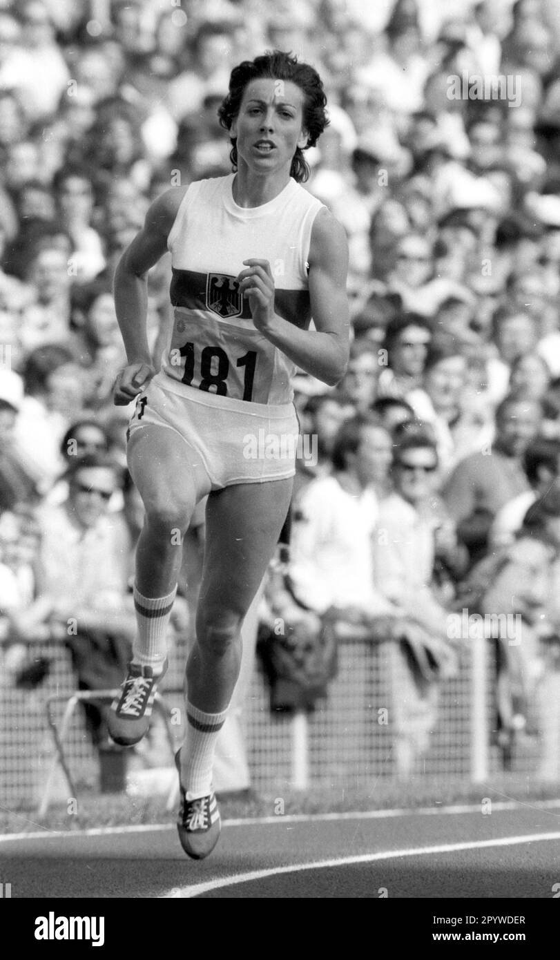 Olympic Games, Munich 1972, 400m women , Rita Wilden (BRD) in action 03.09.1972 [automated translation] Stock Photo