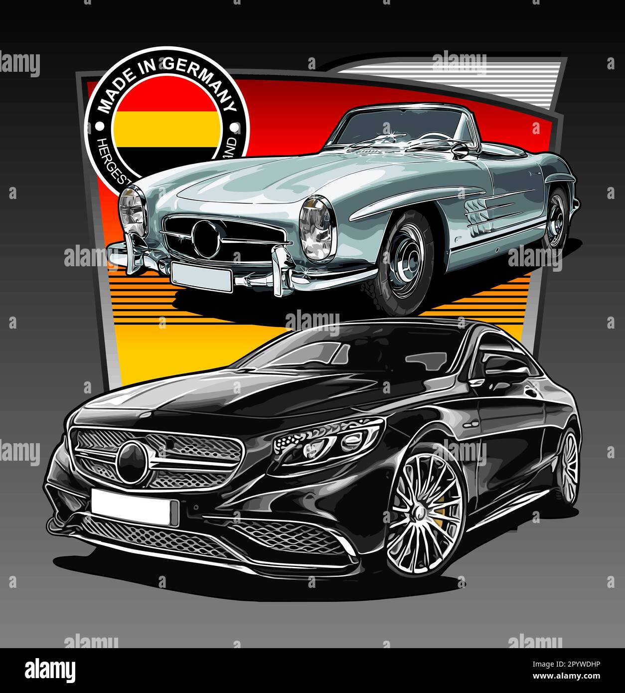 classic car vector template Stock Vector Image & Art - Alamy