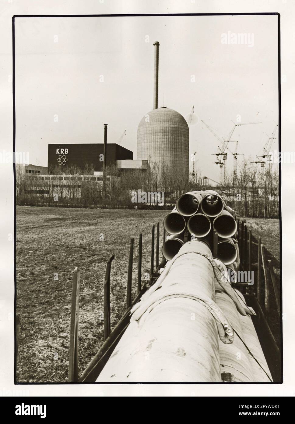 Gundremmingen nuclear power plant. [automated translation] Stock Photo