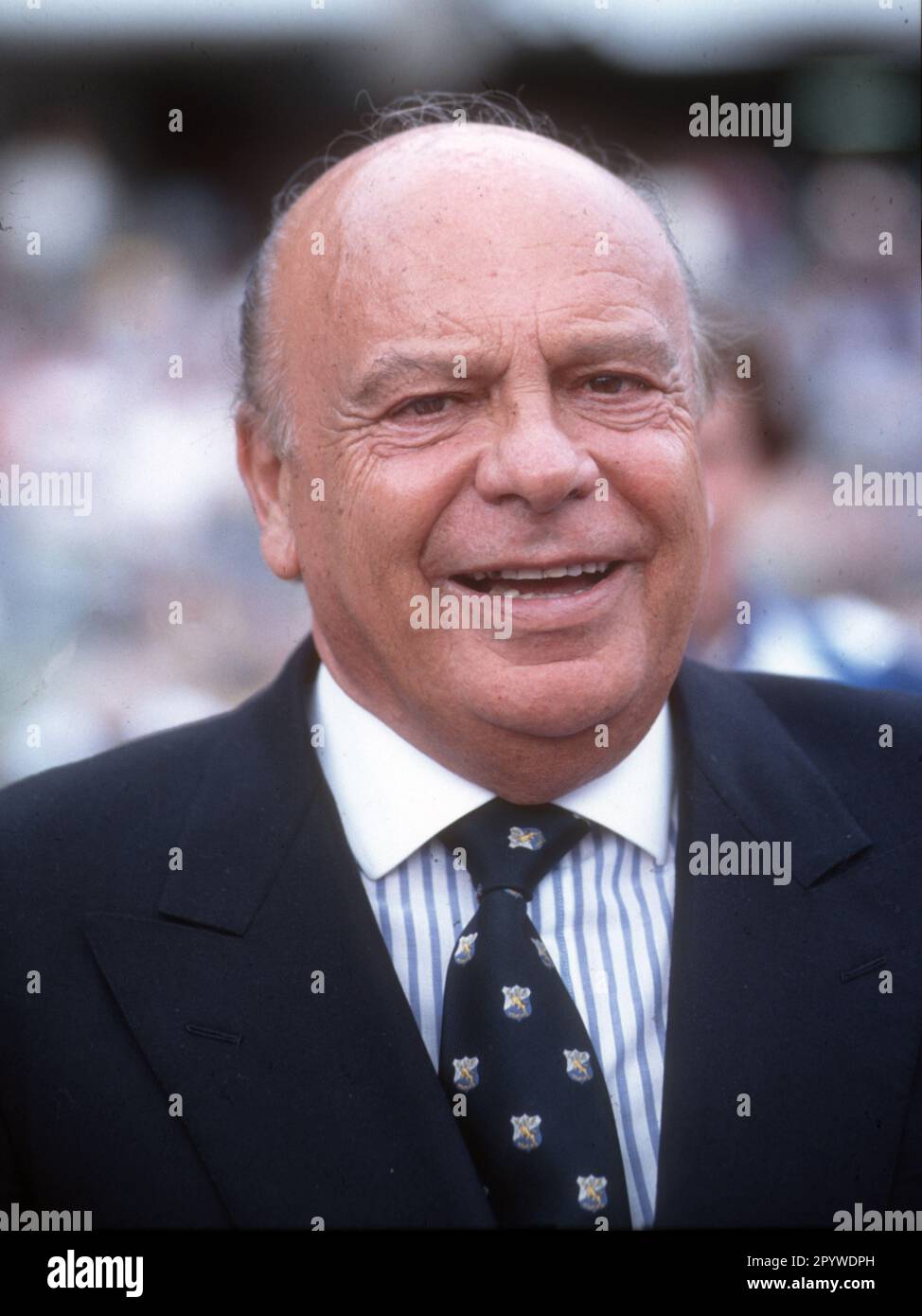World Athletics Championships 1991 in Tokyo. IAAF President Primo Nebiolo Portrait. 28.08.1991. [automated translation] Stock Photo