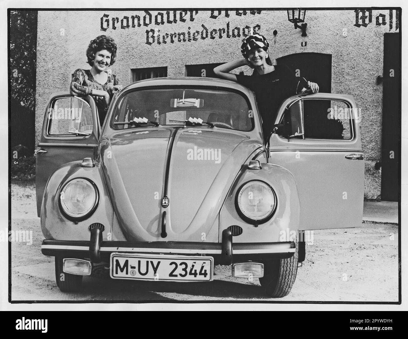 Brand new VW Beetle, year of manufacture 1960. [automated translation] Stock Photo