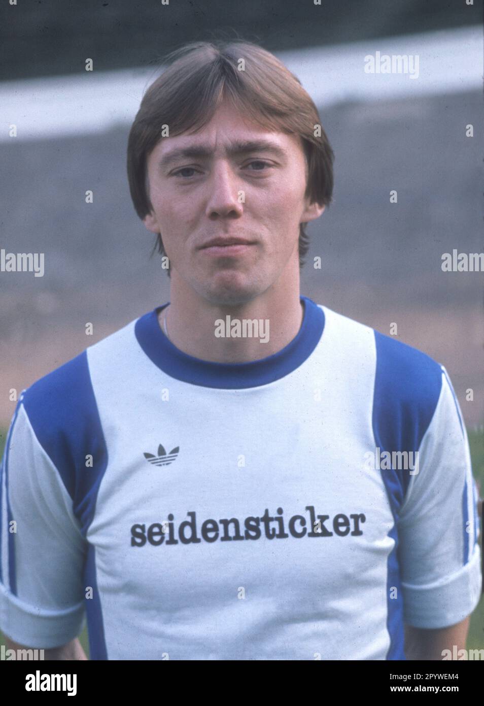 1st Soccer Bundesliga 1978/79. Hans-Werner Moors, portrait (Arminia Bielefeld). Rec.: 15.07.1978 (estimated). For journalistic use only! Only for editorial use! [automated translation] Stock Photo